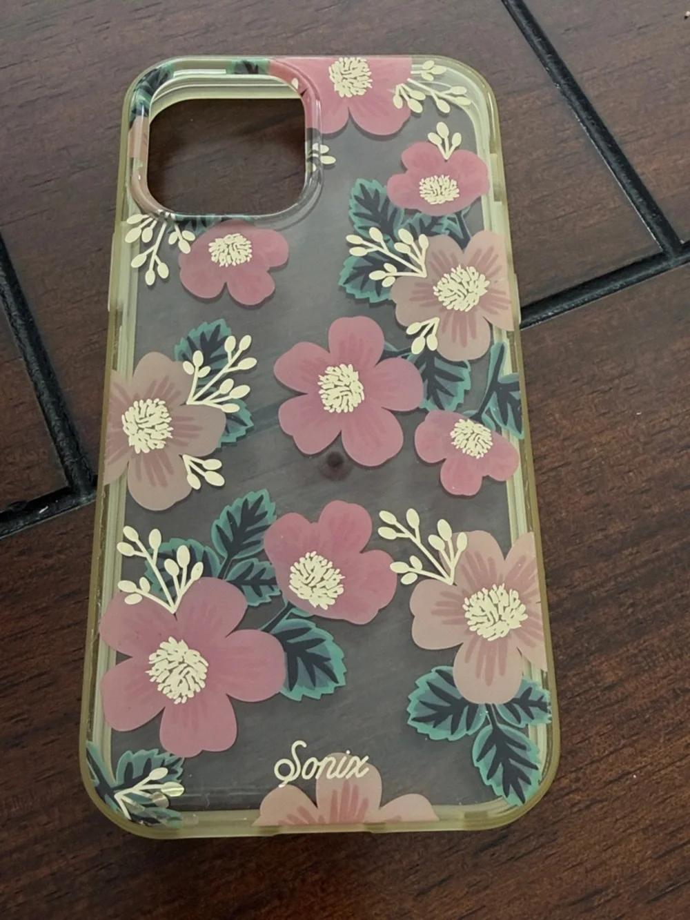 Sonix Southern Floral Case for iPhone 12 / 12 Pro Protective Pink Clear Flowers